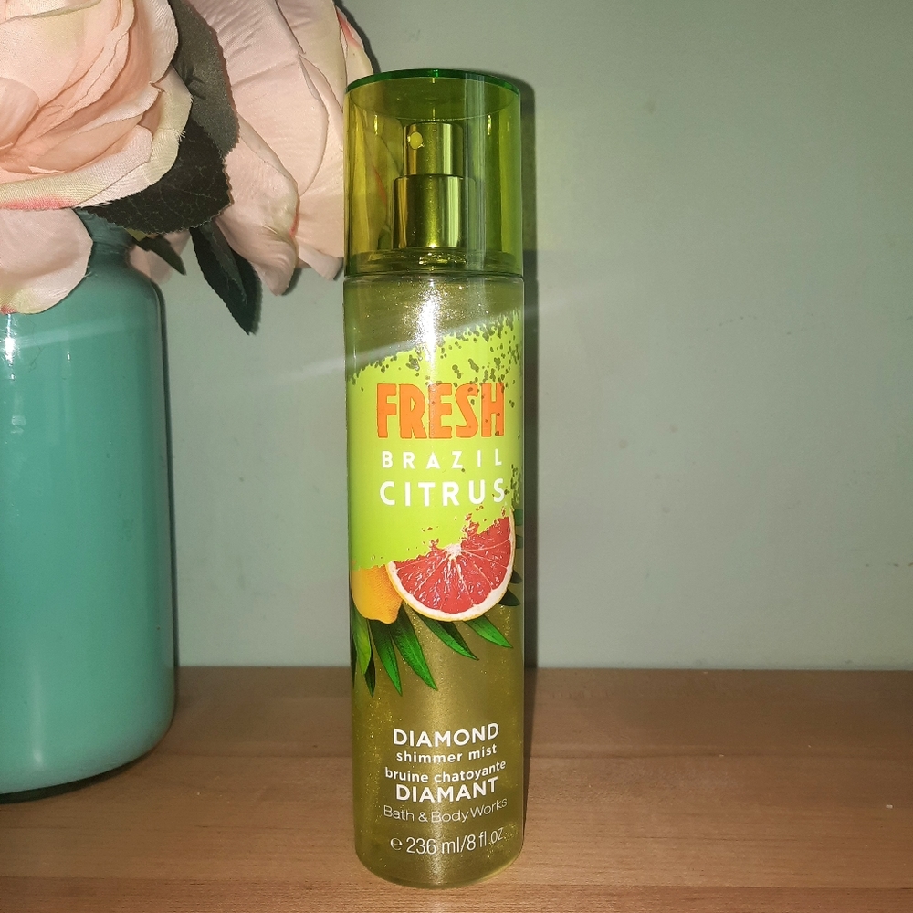Diamond Shimmer Mist FRESH Brazil Citrus Bath & Body Works